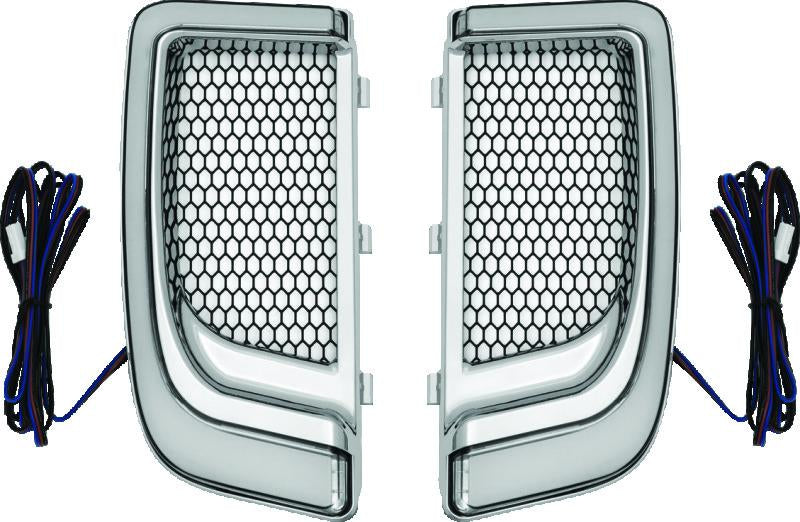 Kuryakyn Tracer Lower Fairing Grill Chrome