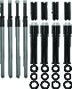 S&S Cycle 99-17 BT Models Quickee Pushrods w/ Gloss Black Covers