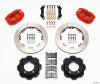 Wilwood Dynapro Rear Kit 12.19in Red Backdraft Cobra (BMW E36 Based)