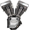 S&S Cycle 99-06 BT T124 Long Block Engine w/ 585 Cam - Silver