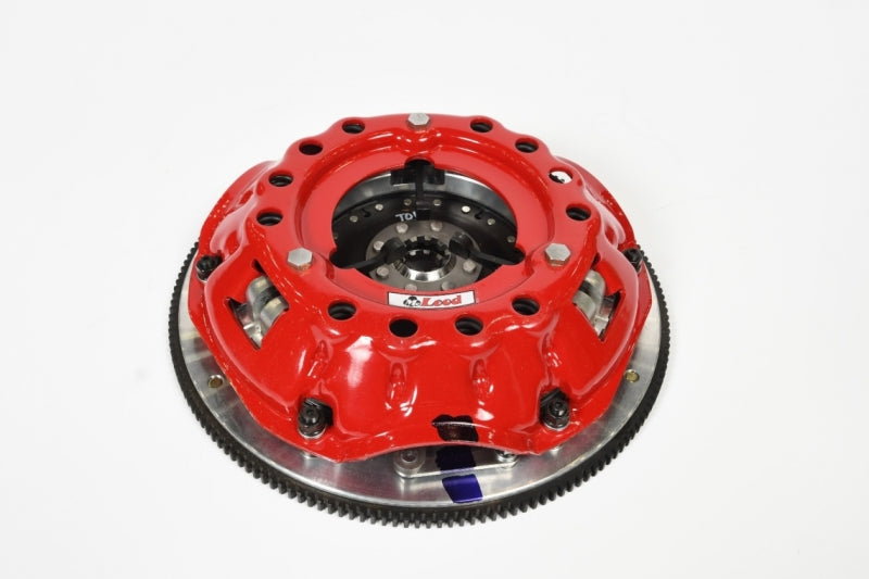 McLeod 55-85 Chevy SBC SFT 2000 Twin Disc Clutch Kit w/ Flywheel - Bronze Facing