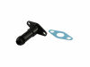 Turbosmart 50.8mm 10AN 75mm Extended Oil Drain - Black