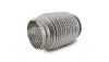 Vibrant SS Flex Coupling w/ Interlock Liner and Mesh Braid 3in Inlet/Outlet x 6in long