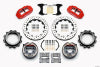 Wilwood Narrow Superlite 4R Rear P-Brk Kit 12.88in Drill Red Strange Eng Floater 3.49in Offset