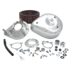 S&S Cycle 08-17 Tri-Glide/CVO Stock-Bore Throttle By Wire Models Teardrop Air Cleaner Kit - Chrome