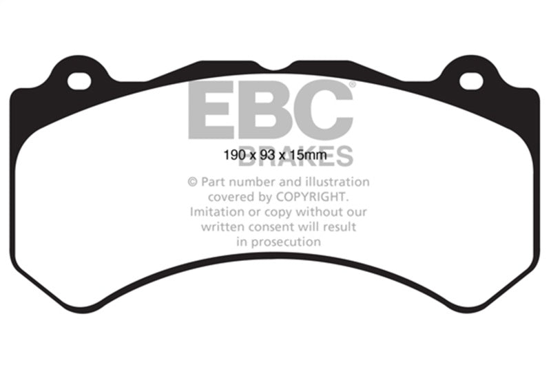 EBC Racing 16-19 Cadillac ATS-V 3.6TT SR-11 Sintered Race Front Brake Pads