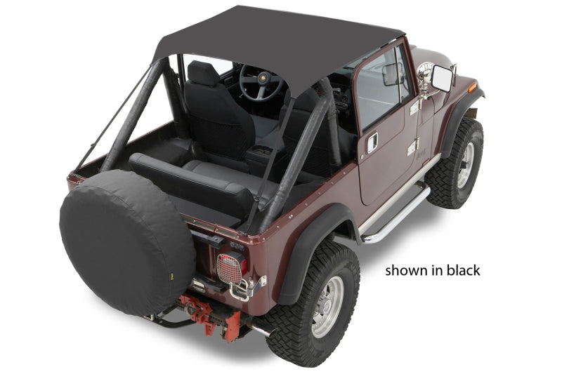 Bestop 76-86 Jeep Cj7 / 81-85 Scdodge Rambler Cj8 / 87-91 Wrangler YJ Traditional Bikini (Tan)