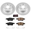 Power Stop 12-18 Ford Focus Rear Z17 Evolution Geomet Coated Brake Kit