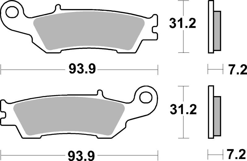 Brembo 20-21 Fantic XX 125cc Sinter Brake Pad - Front