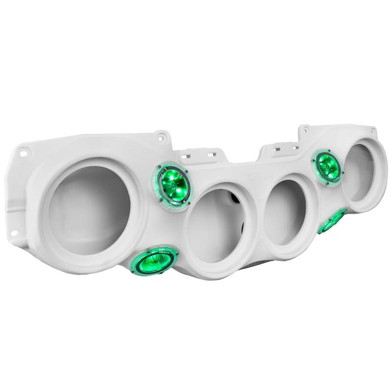 DS18 2018-23 Jeep JL/JLU/JT Soundbar System Fits 4 x 8in Speakers (Not Included)- White