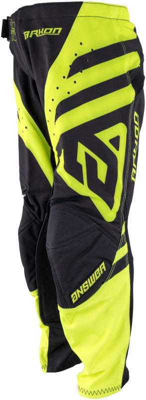 Answer 25 Arkon Nitrus Pants Black/Hyper Acid Youth Size - 26