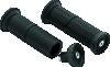 Kuryakyn Riot Universal Grips 7/8in Satin Black