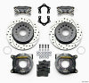 Wilwood Forged Dynalite P/S P-B Kit Drilled Polished Mopar/Dana 2.36in Off w/Snap Ring Bearing