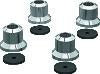 Kuryakyn Luggage Rack Risers 01-17 Honda GL1800 Except F6B Models - Chrome