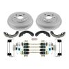 Power Stop 93-96 Ford Escort Rear Autospecialty Drum Kit