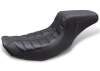 Mustang 97-07 Harley FL Touring Models Highback Blk w/ Blk Thread