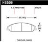Hawk 05 Chrysler 300C w/ Perf. and HD Suspension HPS Street Front Brake Pads