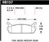 Hawk 91-96 Ford Escort GT / 90-93 Mazda Miata DTC-60 Rear Race Brake Pads