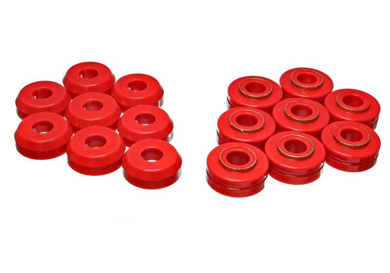 Energy Suspension Ford Bronco Body Mount Set - Red