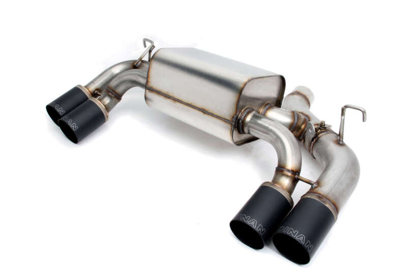 Dinan 16-18 BMW M2 (F87) Free Flow Axleback Exhaust System - Black Tips