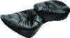 Mustang 84-06 Harley Standard Rear Tire Wide Touring 1PC Seat Regal - Black