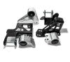 Innovative 92-95 Civic K-Series Silver Aluminum Mounts Solid Bushings (Not K24 Trans)
