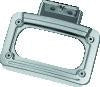 Kuryakyn L.E.D. Curved License Plate Frame Indian Chrome