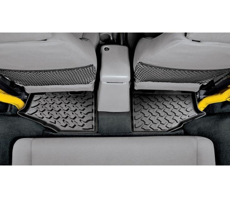 Bestop 97-06 Jeep Wrangler TJ Rear Floor Mats (Black)