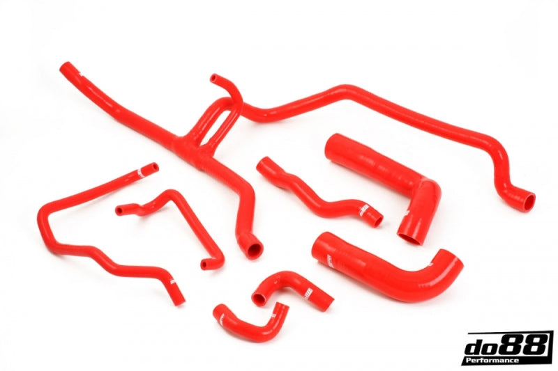 do88 90-96 BMW 320/325 2.0L/2.5L (E36) Coolant Hoses - Red