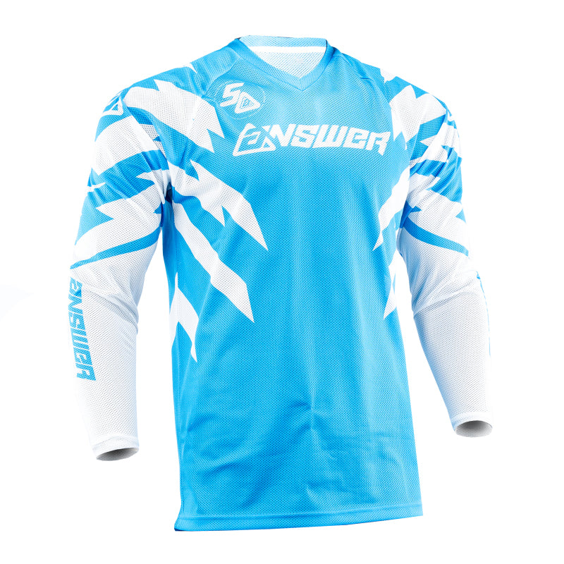 Answer 26 LE Syncron Rizz Vented Jersey Cyan/White/Black - XS