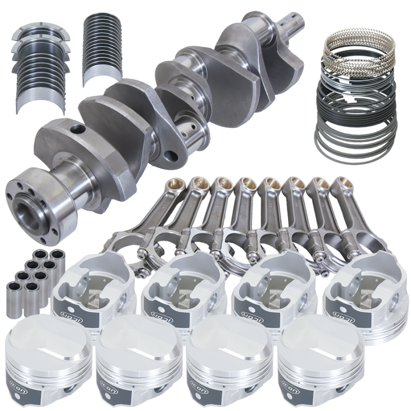 Eagle Chevy 454 1Pc 4.000in Crank 6.135in I-Beam Rods 38cc Dome 4.320in Pistons Rotating Assembly