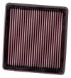 K&N Replacement Air Filter for Fiat / Opel / Vauxhall / Alfa Romeo 8in O/S L x 8.313in O/S W x 1in H