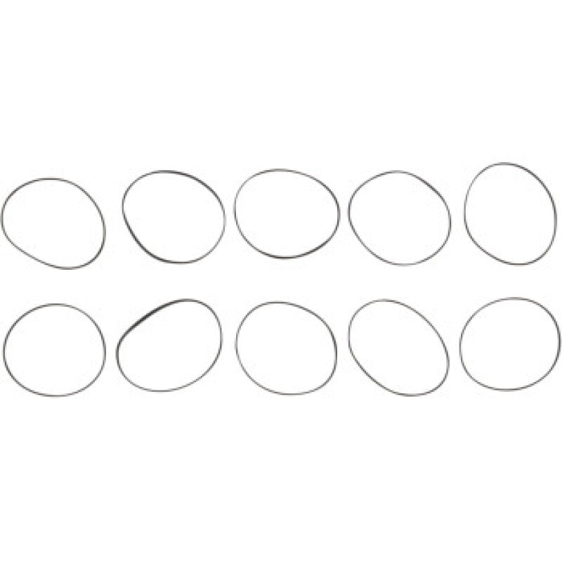 Cometic Harley-Davidson 1977-90 All Xl Oil Pump Cover Lathe Cut Ring Seal, 25Pk