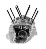 S&S Cycle 99-06 Twin Cam 88 A Engines 4-1/8in Bore S&S Stud Pattern Crankcase - Wrinkle Black