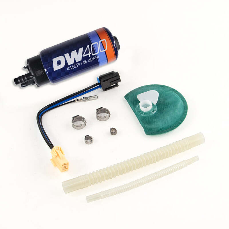 DeatschWerks 415LPH DW400 Fuel Pump w/9-1047 Install Kit 15-17 Ford Mustang V6/GT w/ 1/8in Venturi