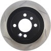 StopTech Power Slot 02-06 Mini Cooper / Mini Cooper S Rear Right SportStop Slotted Rotor