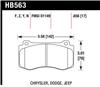 Hawk 2005-2014 Chrysler 300 C SRT8 6.1 HPS 5.0 Front Brake Pads