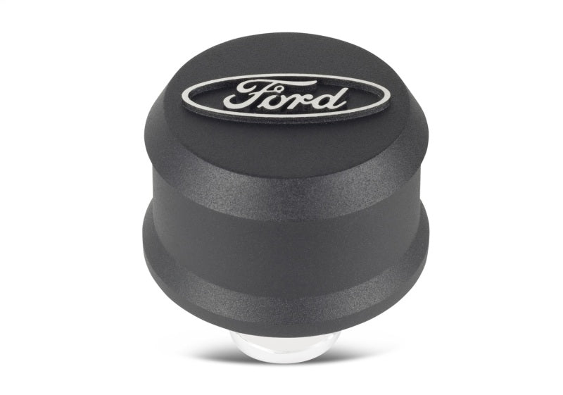 Ford Racing Slant Edge Breather - Black