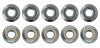 Moroso 5/16in-24 Serrated Zinc Flange Nut - 10 Pack