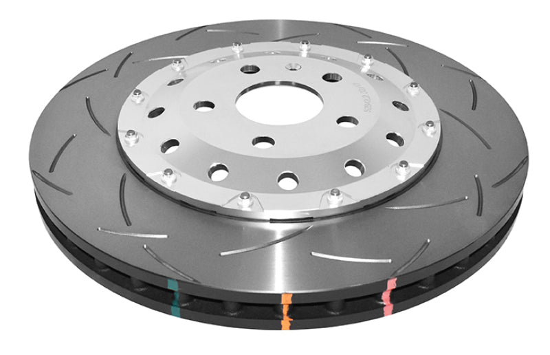 DBA 12-13 Audi TT Quattro RS (370mm Front Rotor) Front 5000 Series Slotted Rotor w/Sliver Hat