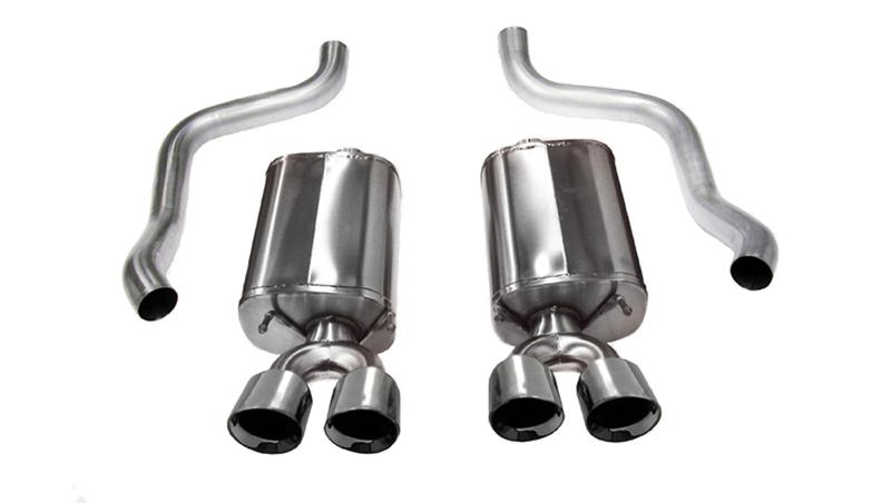 Corsa 2016-2019 Cadillac ATS-V 3.6T 4in Polished Sport Axle-Back Exhaust