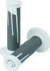 ProTaper Full Diamond Clamp-On Grips - White/Dark Gray