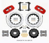 Wilwood AERO6 Front Hat Kit 15.00 Drilled Red 15-23 Mustang w/Lines