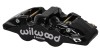 Wilwood Caliper-Aero6-R/H - Black 1.75/1.38/1.38in Pistons 1.25in Disc