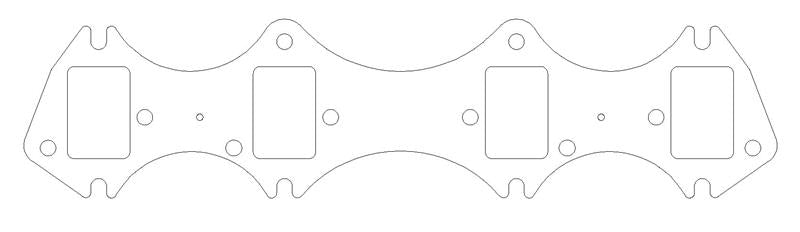 Cometic Ford Gen-1 FE V8 .030in MLS Exhaust Manifold Gasket Set - 1.560in x 2.310in Rectangle Port