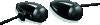 Kuryakyn Super Bright LED Mini Bullet Lights Amber Gloss Black
