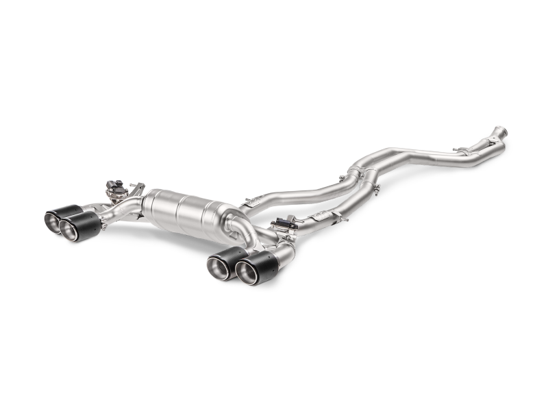 Akrapovic 16-17 BMW M2 F87 (Excl M2 Competition) Evolution Line Cat Back (Titanium) w/Carbon Tips