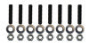 Moroso Pontiac Valve Cover Stud Kit w/ Broached Studs/Washers/Nylock Nuts