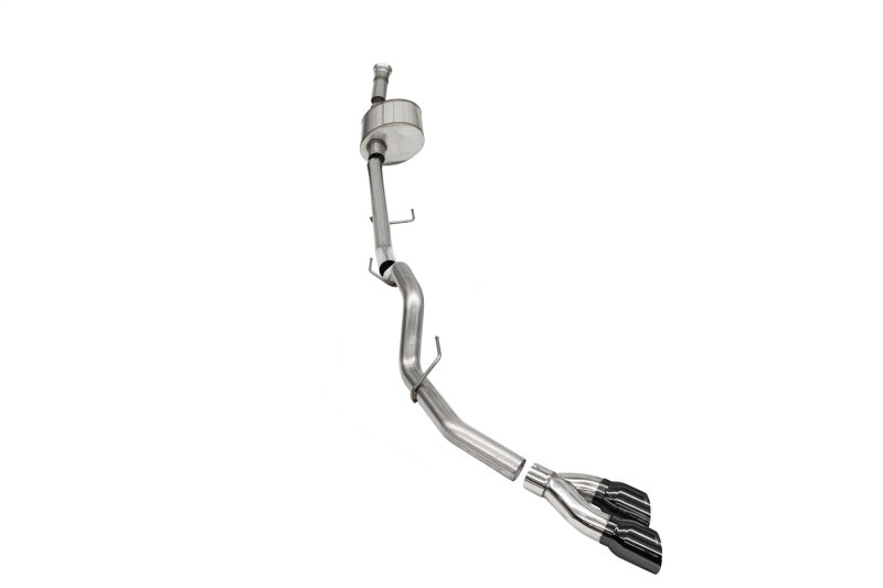 Corsa 2021-2025 Ford F-150 Regular Cab/ 8in Bed 5.0L V8 Xtreme Cat-Back Single Side Exit-Black PVD