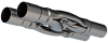 Borla SwitchFire X-pipe 2.5I.D.  INLETS 2.5in. O.D. OUTLETS Un-Notched